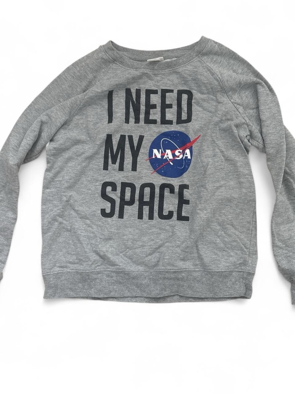 Aeropostale Gray Crewneck Sweatshirt with NASA Graphic